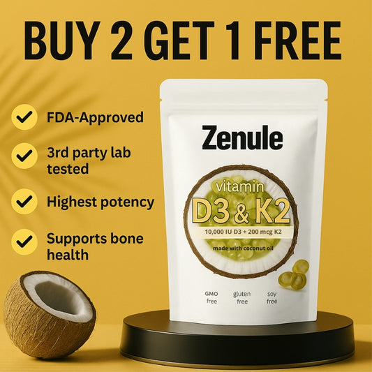 Ultra-Absorbable Vitamin D3 + K2 | 10,000 IU + 200 mcg